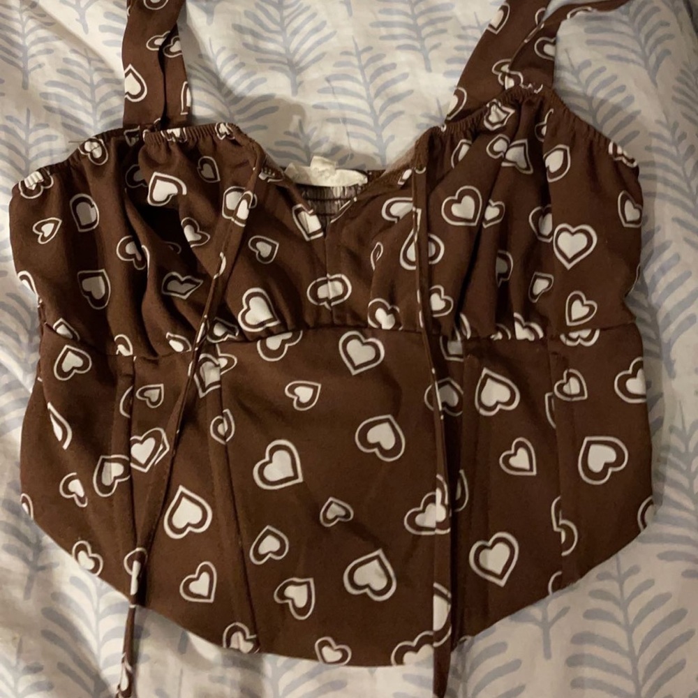 Pacsun brown crop top!
